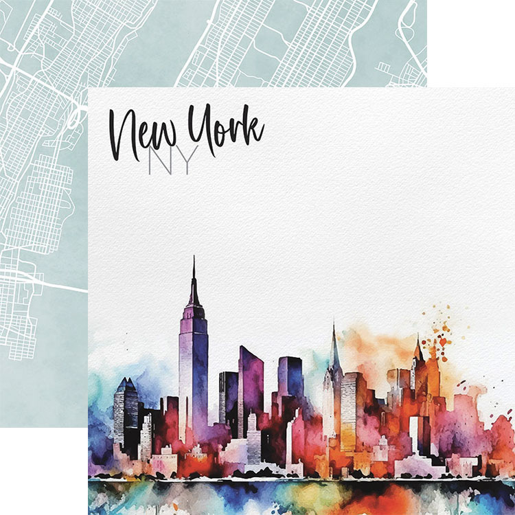 New York Momenten: Creatief Themapapier voor Jouw Scrapbook Avonturen 30.5 x 30.5 cm