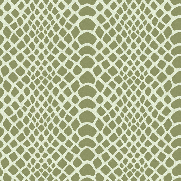 Intens groen scrapbookingpapier met opvallend slangenhuid-patroon, ideaal voor avontuurlijke en creatieve ontwerpen.