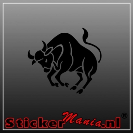 Stier sticker