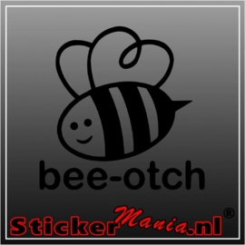 bee-otch sticker