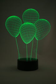 Ballonnen 3D led lamp