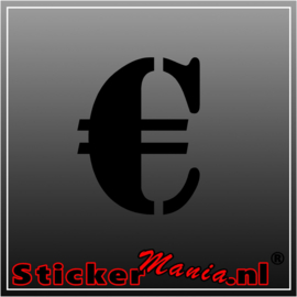 €. Euro teken