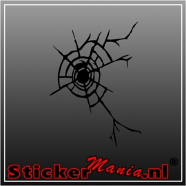 Spinnenweb 4 sticker