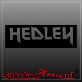 Hedley sticker