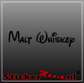 Malt Whiskey sticker