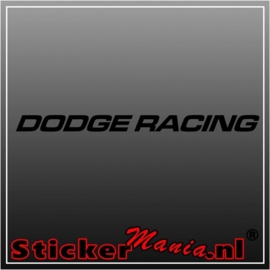 Dodge racing raamstreamer sticker