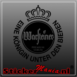 Warsteiner logo sticker
