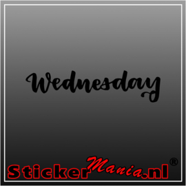 Wednesday sticker