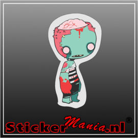 Zombie 3 Full Colour sticker