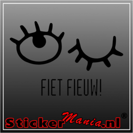 Fiet fieuw sticker