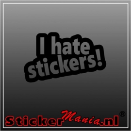 I hate stickers sticker