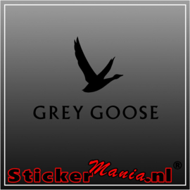 Grey goose sticker