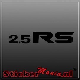 Subaru 2.5RS sticker