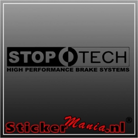 Stop tech sticker