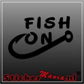 Fish on sticker