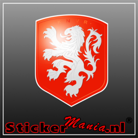 Nederlands voetbalteam logo full colour sticker