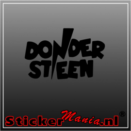 Dondersteen sticker