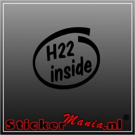 H22 inside sticker