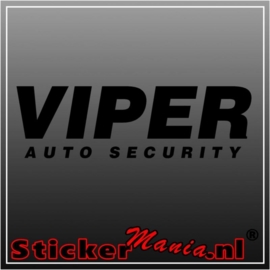 Viper auto security sticker