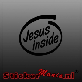 Jesus inside sticker