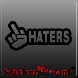 F*ck haters sticker