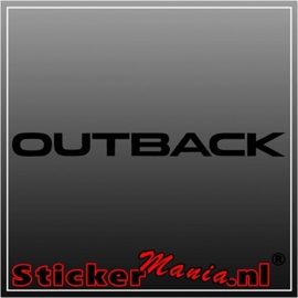 Subaru outback sticker