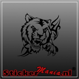 Tribal tijger 2 sticker