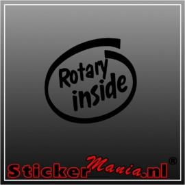 Rotary inside sticker