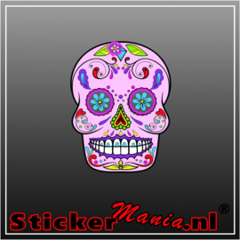 Skull 3 Full Colour sticker