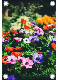 Tuinposter 'bloemen'