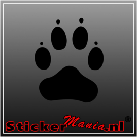 Honden poot sticker