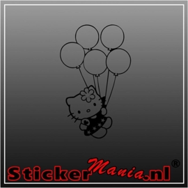 Hello kitty balloons sticker