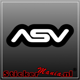 ASV full colour sticker