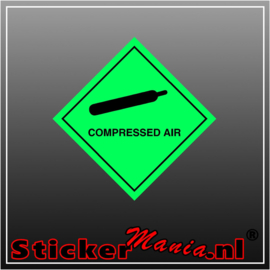 Compressed air full colour sticker