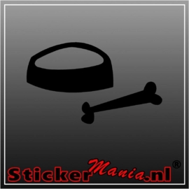 Hondenvoer sticker