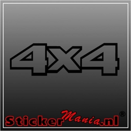 4x4 4 sticker