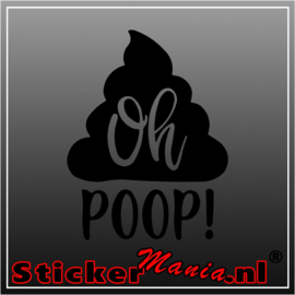 Oh poop sticker