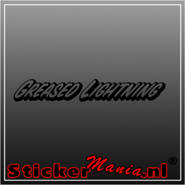 Greased lightning sticker