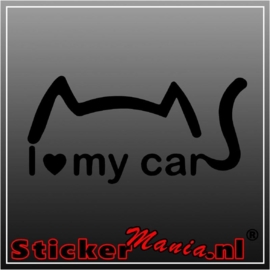 I love my car sticker