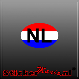 NL Rood Wit Blauw Full Colour sticker