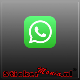 Whatsapp logo full colour sticker