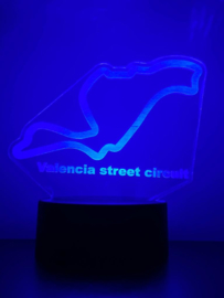 Valencia street circuit led lamp