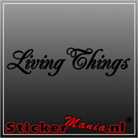Living things sticker