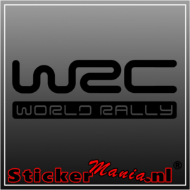 WRC world rally sticker