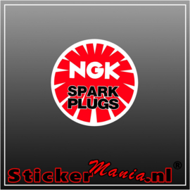 NGK spark plugs full colour sticker