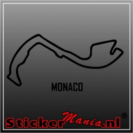Monaco circuit sticker