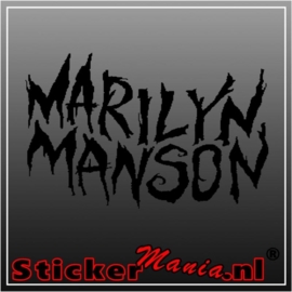 Marilyn manson sticker