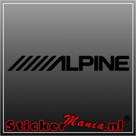 Alpine sticker