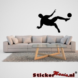 Muursticker voetbal 4