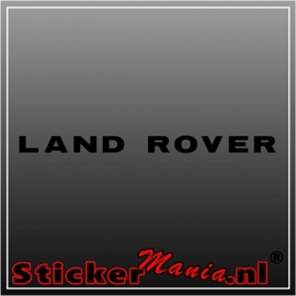 Land rover 2 sticker
